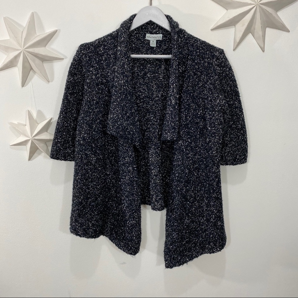 knitamani chunky knit waterfall cardigan